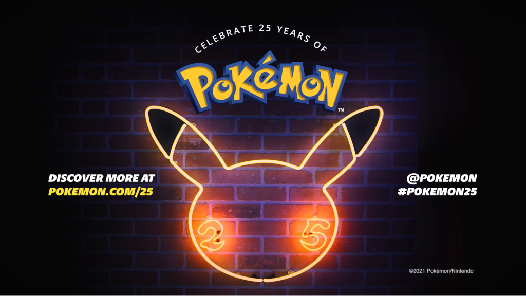 Banner do 25º Aniversário Pokemon Vinticards.be