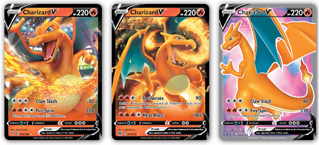 Alle Charizard V Pokémon Kaarten