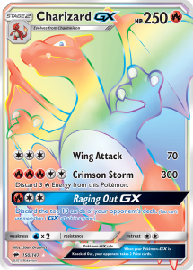 Charizard das Sombras Ardentes GX 150/147