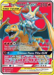 Eclipse Cósmico Charizard & Braixen GX 212/236