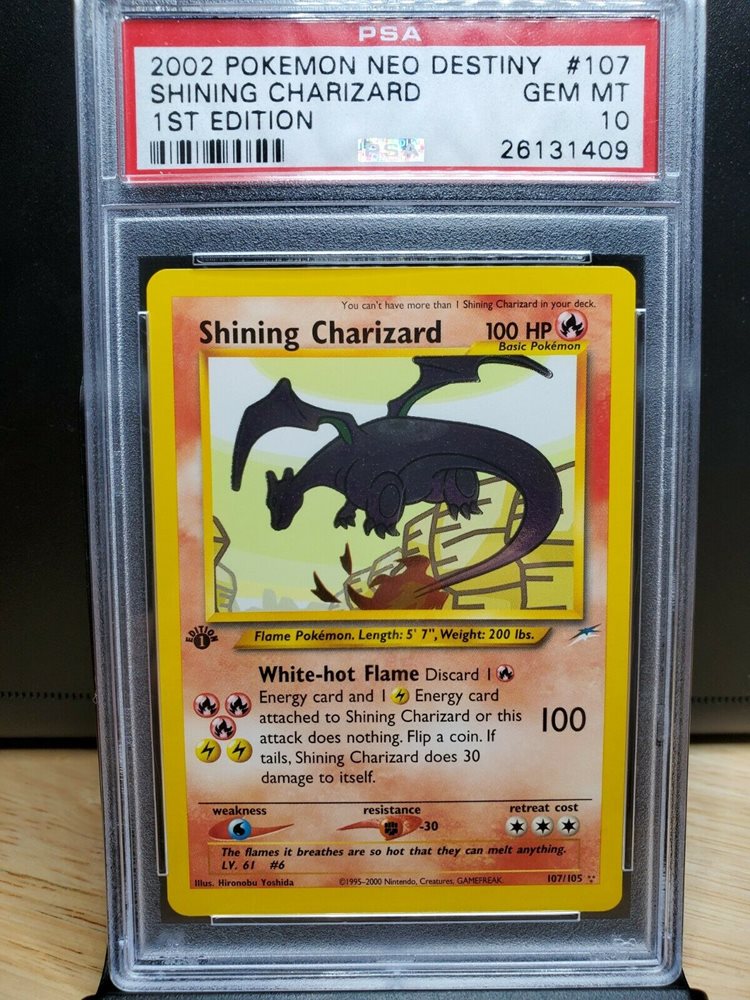 Primeira edição Shining Charizard